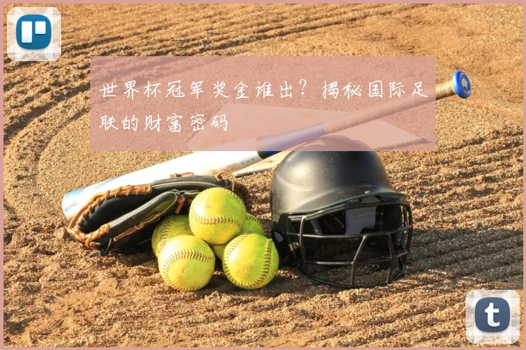 世界杯冠军奖金谁出?揭秘国际足联的财富密码
