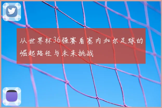 从世界杯36强赛看塞内加尔足球的崛起路径与未来挑战
